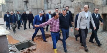 Genel Başkan Sel Bölgesinde İncelemelerde Bulundu.