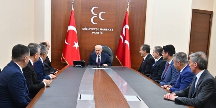 Türkiye Kamu-Sen Başkanlar Kurulu  MHP Genel Başkanı Devlet Bahçeli’yi Ziyaret Etti
