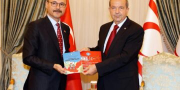 Genel Başkanımız Talip Geylan KKTC Cumhurbaşkanı Ersin Tatar’ı Ziyaret Etti.