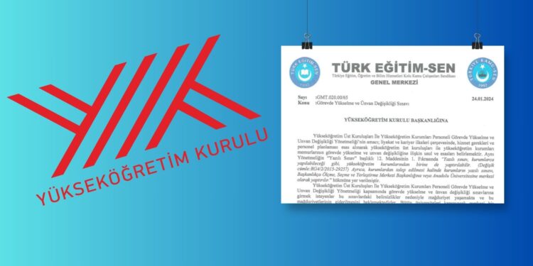 YÖK 2024 Yılı Görevde Yükselme ve Ünvan Değişikliği Merkezi Sınav Duyurusu
