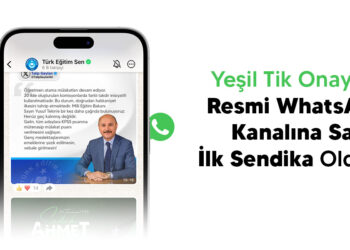 Yeşil Tik Onayıyla Resmi WhatsApp Kanalına Sahip İlk Sendika Olduk!