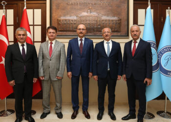 GAZİ ÜNİVERSİTESİ REKTÖRÜ PROF. DR. UĞUR ÜNAL’A ZİYARET