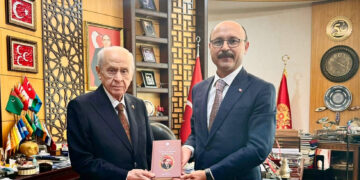 GENEL BAŞKANIMIZDAN MHP GENEL BAŞKANI SAYIN DEVLET BAHÇELİ’YE ZİYARET