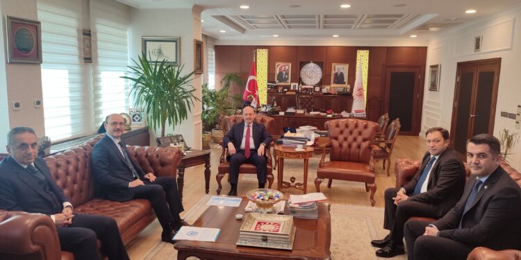 Çalışma ve Sosyal Güvenlik Bakanı Vedat Bilgin’i Ziyaret Ettik