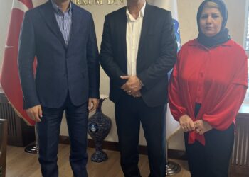 Irak Türkmen Eğitimciler Öğretmen Örgütü Başkanı ve Kerkük Eğitim Genel Müdür Yardımcısı Genel Başkan Geylan’ı Ziyaret Etti