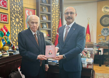 GENEL BAŞKANIMIZDAN MHP GENEL BAŞKANI SAYIN DEVLET BAHÇELİ’YE ZİYARET