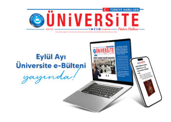 EYLÜL AYI ÜNİVERSİTE e-BÜLTENİ YAYINDA
