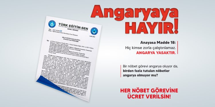 HER NÖBET GÖREVİNE ÜCRET VERİLSİN!