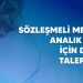 SÖZLEŞMELİ MEMURLARIN ANALIK İZNİ HAKKI İÇİN DÜZENLEME TALEP EDİYORUZ