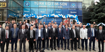 TÜRK EĞİTİM-SEN 10 NO’LU ŞUBENİN YENİ HİZMET BİNASI AÇILDI